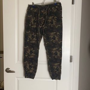 Army fatigue Draw string cargo pants